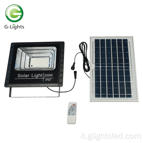 Lampada di inondazione a led solare Smd 200w telecomandata